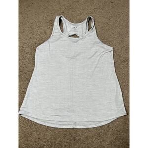 Women’s Size Small S (4-6) Avia Athletic Light Gray Keyhole Tank Top
